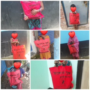 দাউদকান্দিতে অসহায় পরিবারের মাঝে ঈদ পোষাক বিতরণ