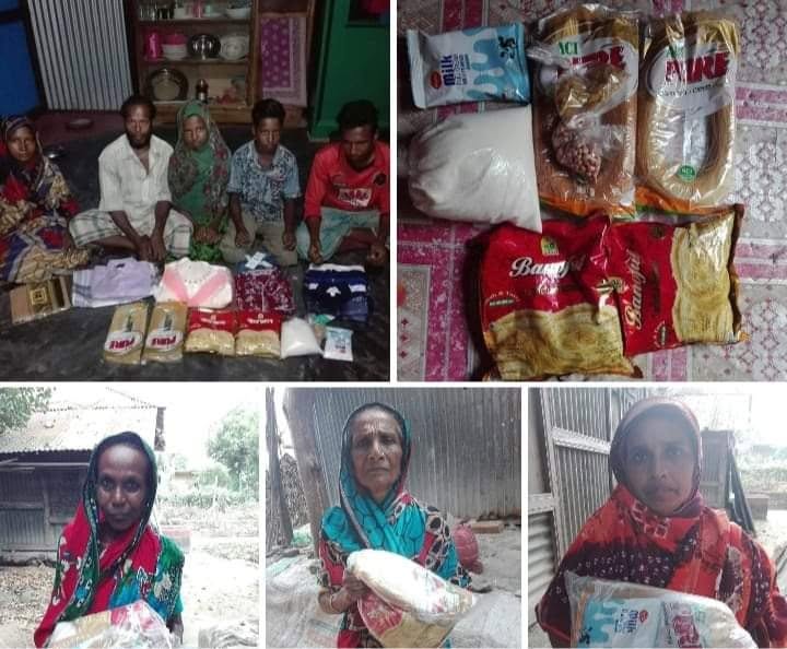 তিতাসে ঈদ উপহার ও খাদ্যসামগ্রী বিতরণ